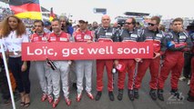 24 Heures du Mans 2014: ambiance sur la grille avec les personnalites