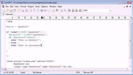 70 - Working with $_POST Variables