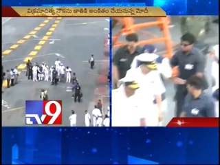 PM Narendra Modi dedicates INS Vikramaditya to country