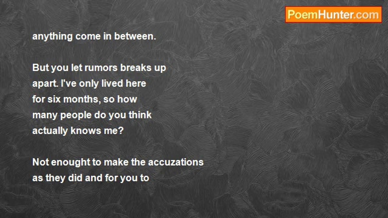 Danielle Hines - Rumors