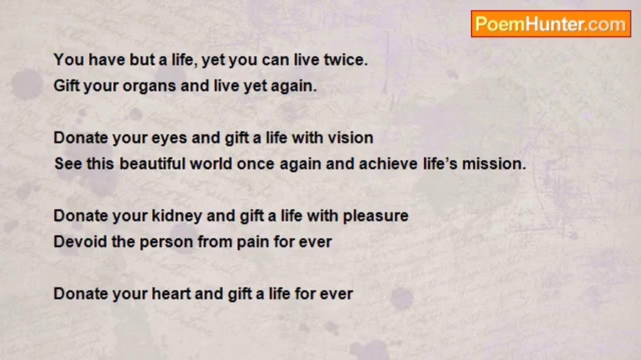 hariharans sundaram - The Gift of life