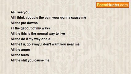 silent for ever more - As I see you.