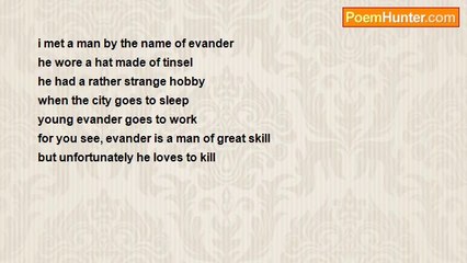 jon groff - A Man By The Name Of Evander
