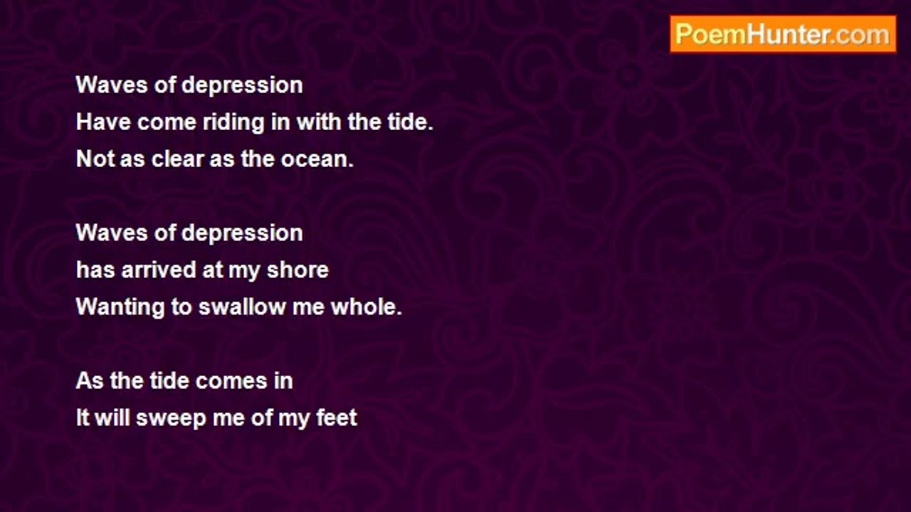 Amy Louise Kerswell - Waves of depression are at my shore