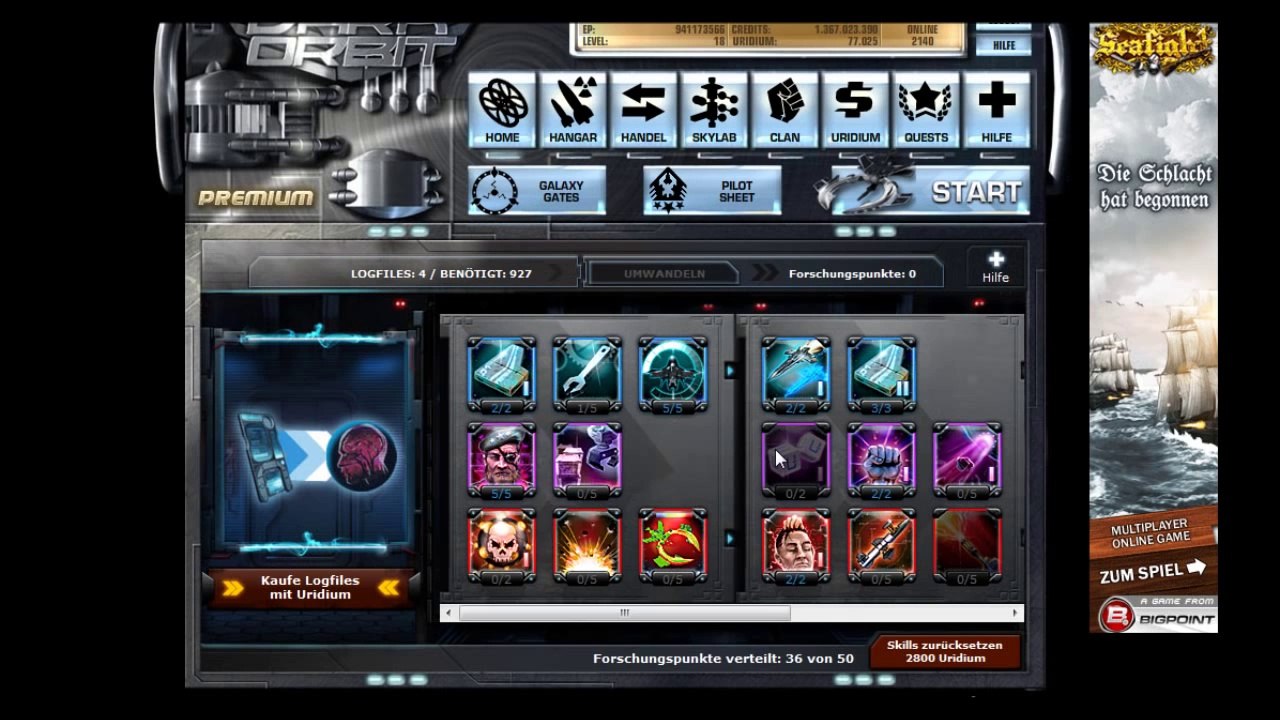 Browser Game -- Darkorbit Staffel 1 Part 4 German