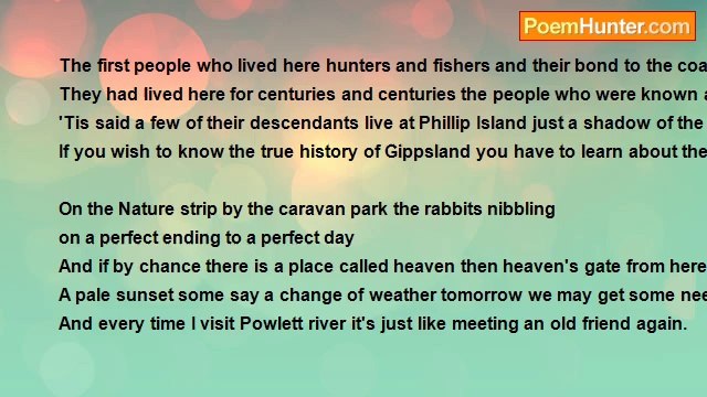 Francis Duggan - Powlett River