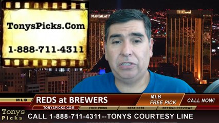 Milwaukee Brewers vs. Cincinnati Reds Pick Prediction MLB Odds Preview 6-14-2014