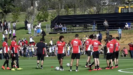 Belgium warm up ahead of Algeria World Cup clash