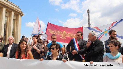 Christine Boutin - rassemblement de soutien des Chrétiens au moyen Orient - 14 juin 2014