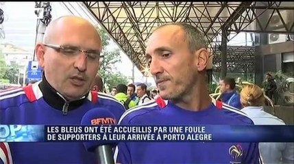 Football / Les Bleus sont arrivés à leur hôtel - 14/06
