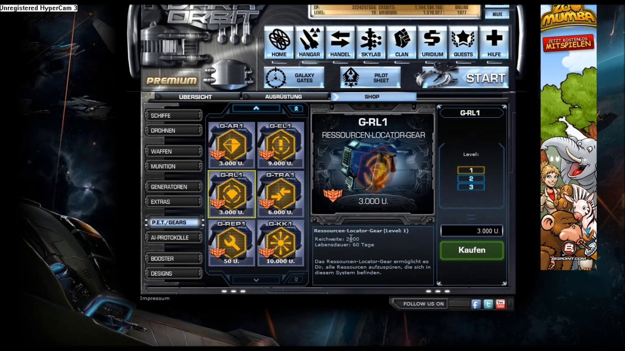 Browser Game -- Darkorbit Staffel 1 Part 11 German