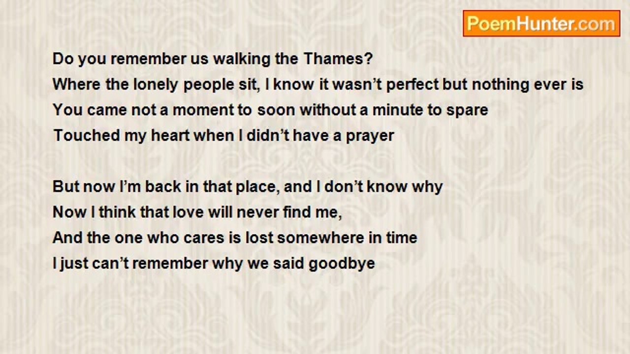 Daniel Richards - **A forgotten goodbye**
