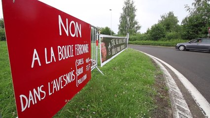 Aulnoye-Aymeries : nouvelle opération barrages filtrants des opposants à la boucle ferroviaire