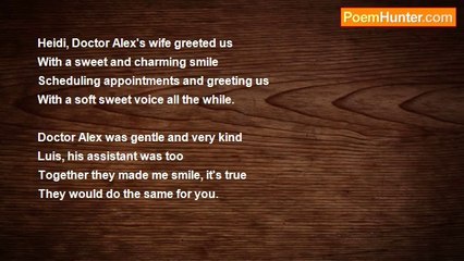 Marilyn Lott - Visiting Dr. Alex