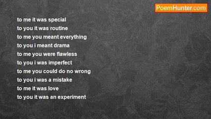 Lelani Faifai - what it was not to you, it was to me