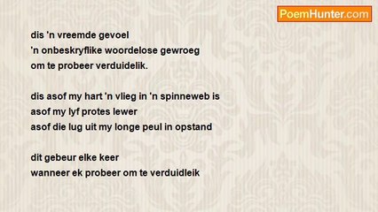 Lola Sanchez - [Afrikaans] Onbeskryflik