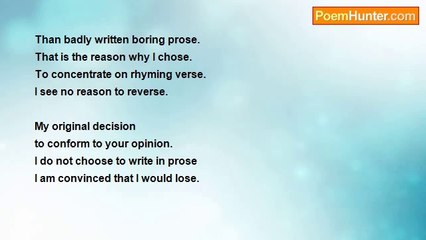 ivor or ivor.e hogg - A matter of opinion.