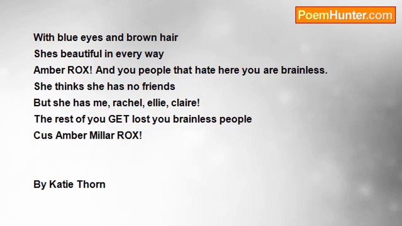 Amber Millar - She rocks