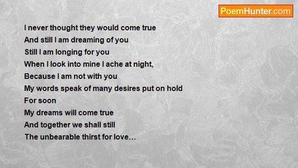 roshanmumtaz dahoud - Unbearable Thirst