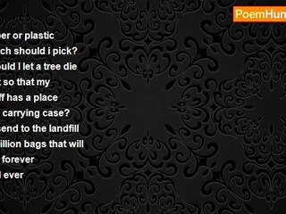 girl from ipanema - paper or plastic?