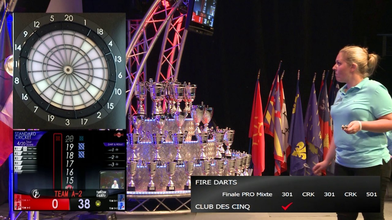 Samedi 14 juin - Finale Pro Mixte - Intégrale - France Darts 2014