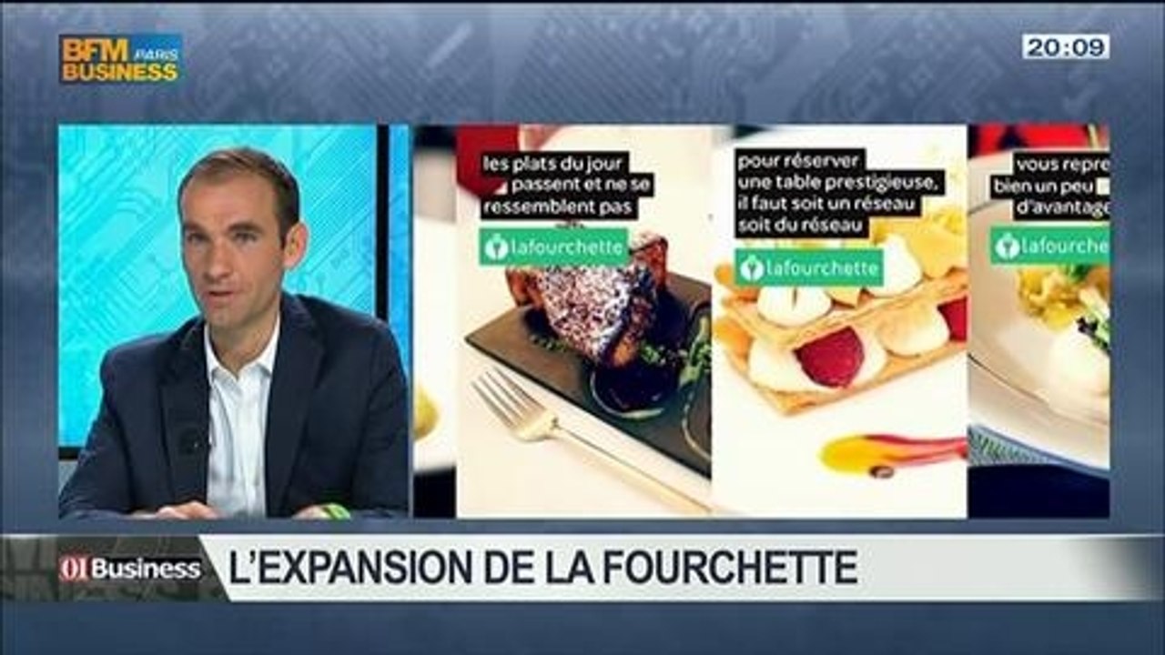 La Fourchette: le restaurant numérique étend ses griffes: Bertrand Jelensperger, dans 01Business - 14/06 1/4