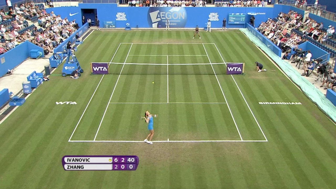 Birmingham: Ivanovic locker zum ersten Rasen-Finale