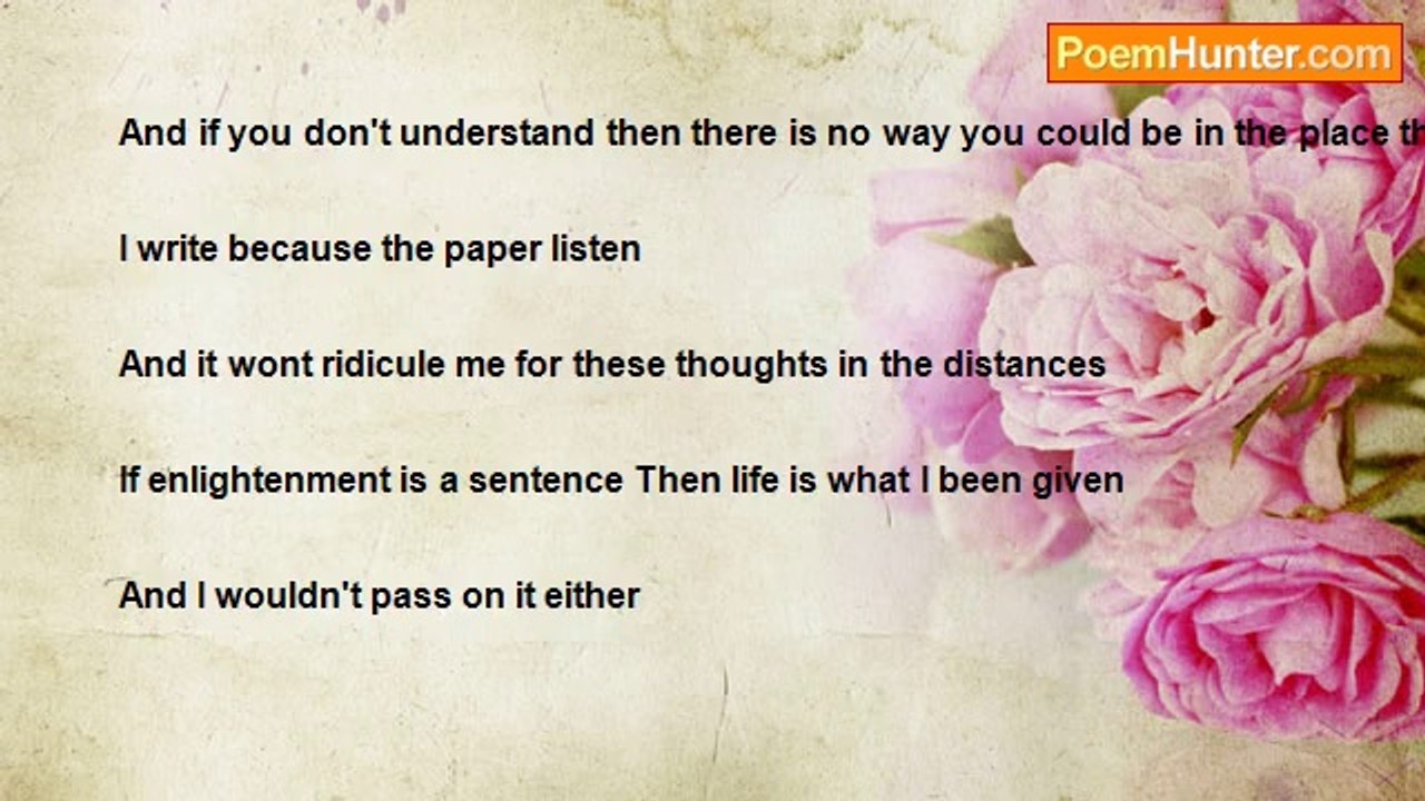 Daryl Hennix - I write because paper listens