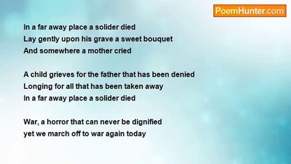 Jim Milks - A soldier died