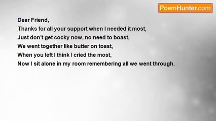 Talia Anziliero - Dear Friend