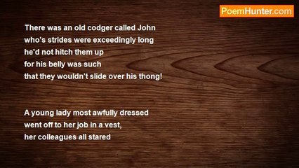 Ruth Walters - More limericks!