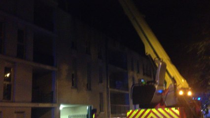 Appartement en feu rue de bellevue