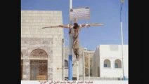 Syrie _ les mercenaires terroristes dits islamistes crucifient pour les chrétiens syriens !