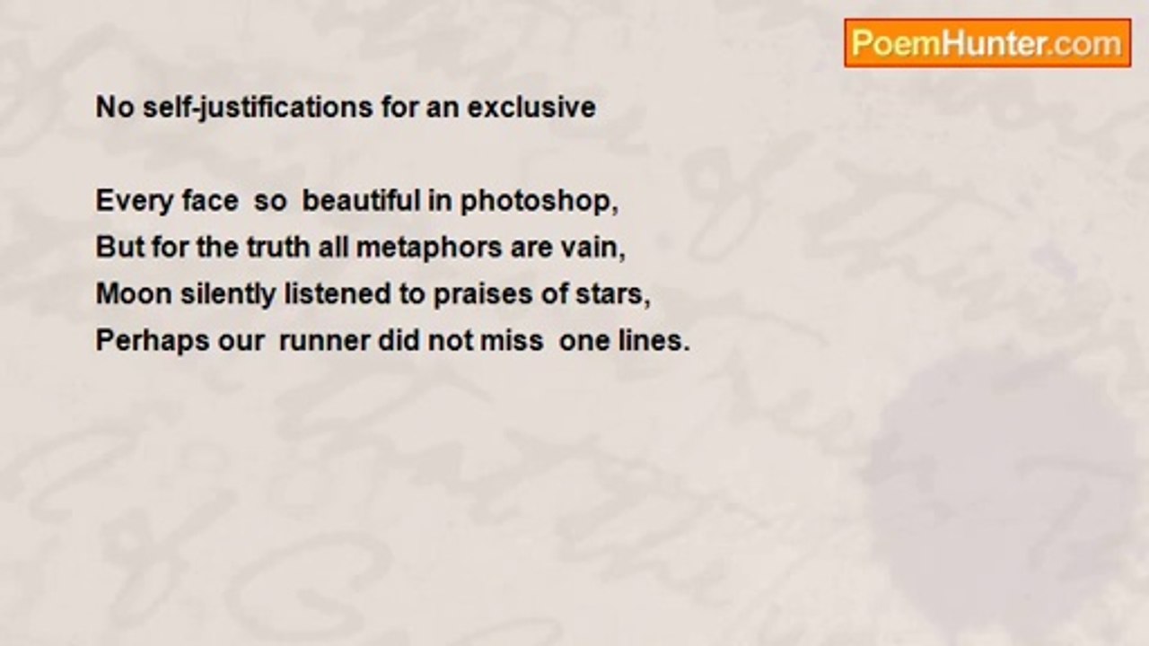 Tsira Gogeshvili - No self-justifications for an exclusive
