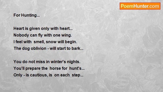 Tsira Gogeshvili - For Hunting...