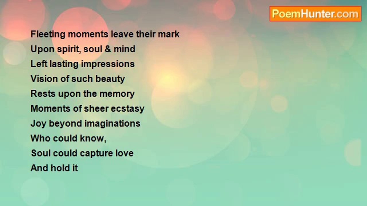 Don Pengilly - Fleeting Moments (Who could know)