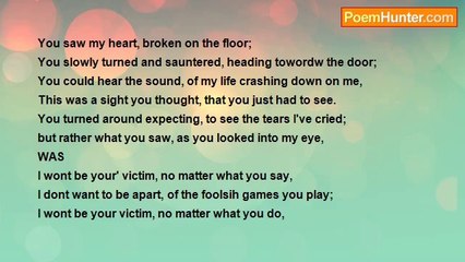 Dwayne Bailey - I Wont Be Your Victim