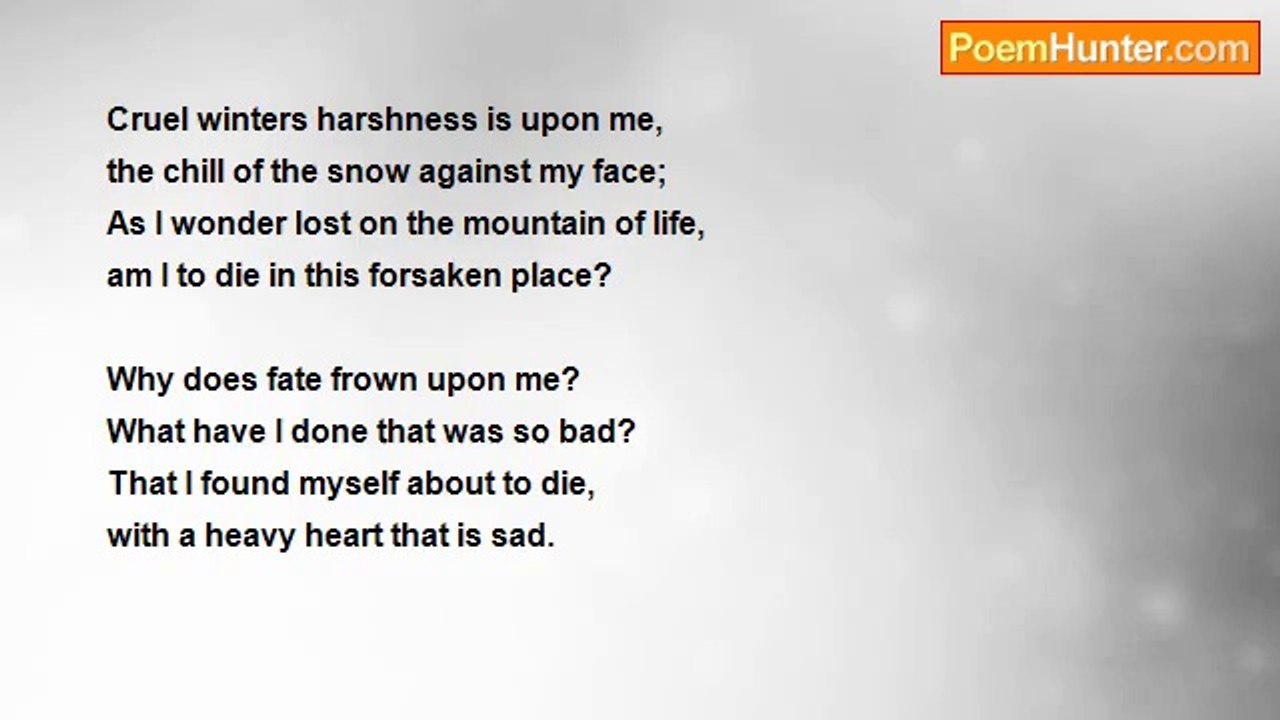 Dwayne Bailey - Cruel winters harshness