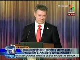 Presidente Santos agradece apoyo de partidos de izquierda colombianos