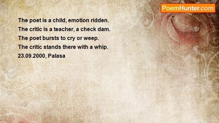 Rm.Shanmugam Chettiar. - Poets and critics