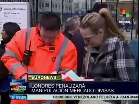 Londres dispuesta a sancionar manipulación en mercado de divisas