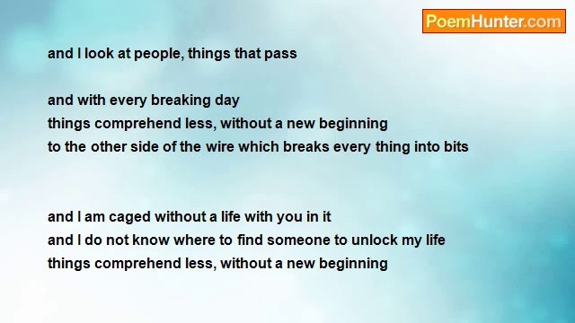 Gert Strydom - There are bars around me