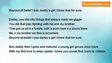 Ruth Rayment - Daddy's Little Girl