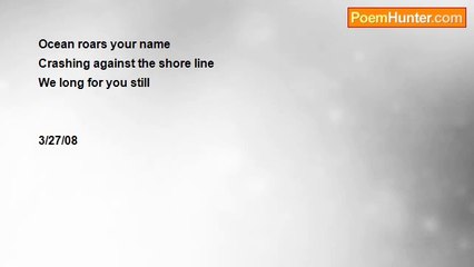 Dorothy (Alves) Holmes - #261 Haiku Ocean View