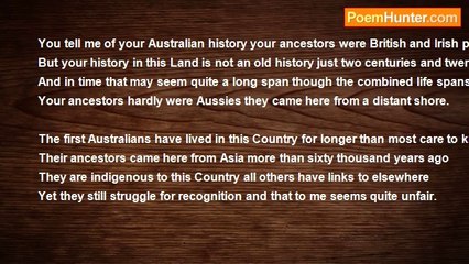 Francis Duggan - You Tell Me Of Your Australian History