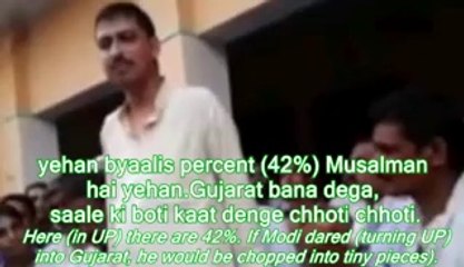 Awesome response to indian hindu Modi tanzeem ever by ex mla Imran Masood.