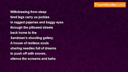 Nic Custer - Withdrawing from Sleep