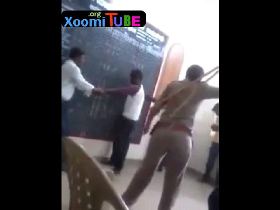 Indian police woman beats the sh-t out of two rape convicts