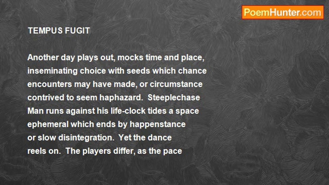 Jonathan ROBIN - Tempus Fugit