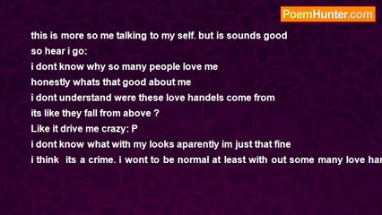 Justin Holmes - me myself and i talking!